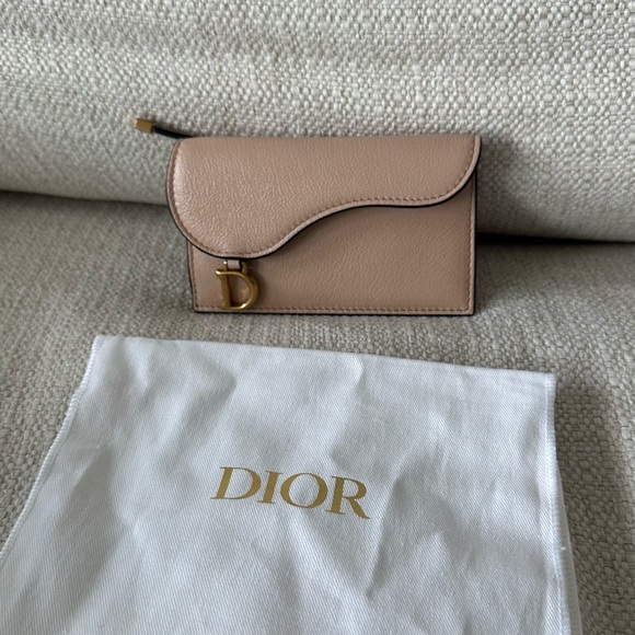 NWT DIOR SADDLE FLAP ZIPPED CARD HOLDER - Picture 3 of 6